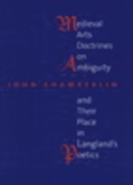 John Chamberlin - Medieval Arts Doctrines on Ambiguity and Their Places in Langland's Poetics, E-bok