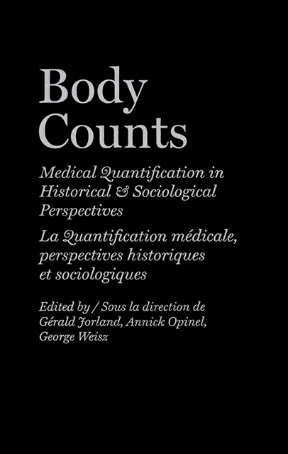 George Weisz, Annick Opinel, Gerard Jorland - Body Counts, E-bok