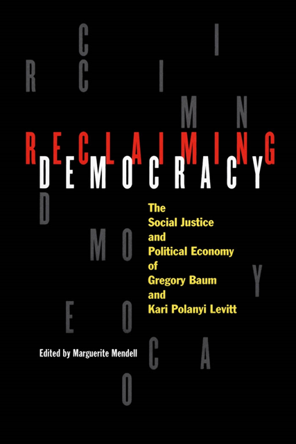 Marguerite Mendell - Reclaiming Democracy, E-bok