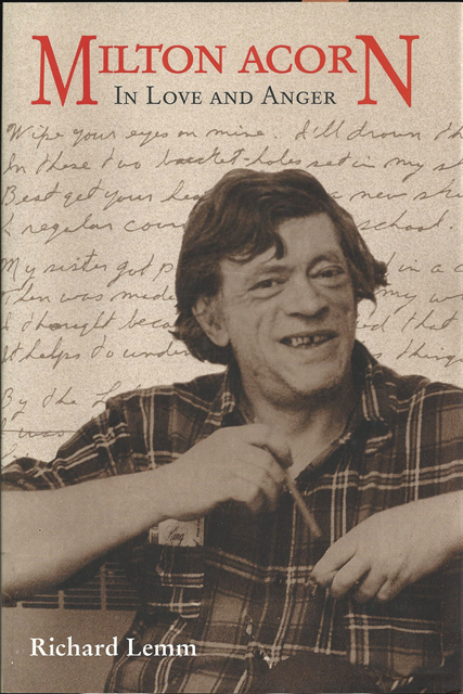 Richard Lemm - Milton Acorn, E-bok