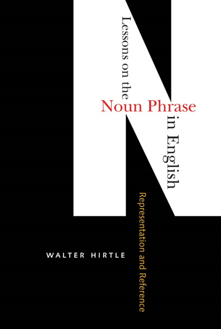 Walter Hirtle - Lessons on the Noun Phrase in English, E-bok. Tillgänglighet: Lägg i varukorg