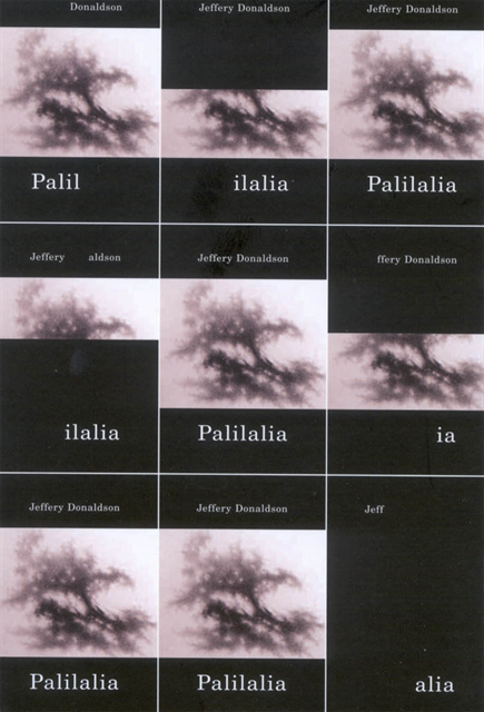 Jeffery Donaldson - Palilalia, E-bok