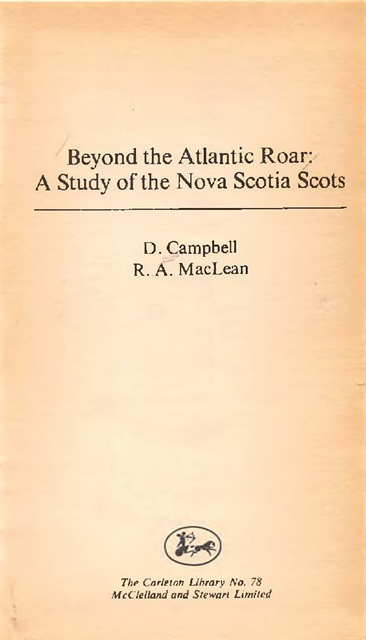 D. Campbell - Beyond the Atlantic Roar, E-bok