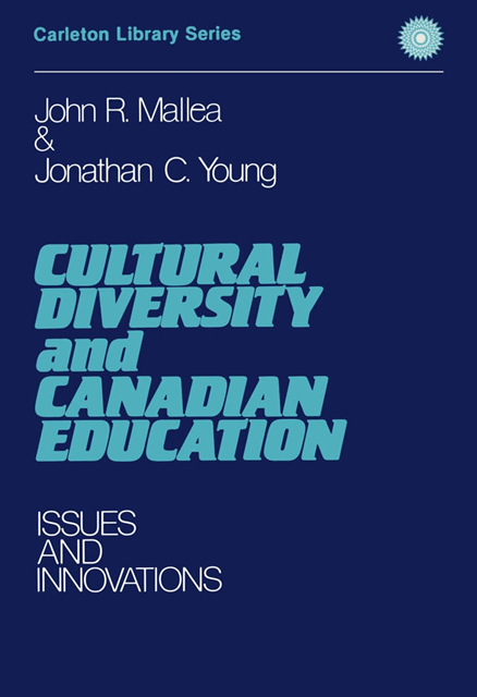 John Mallea - Cultural Diversity and Canadian Education, E-bok