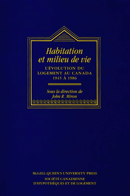 John Miron - Habitations et Milieu de Vie, E-bok
