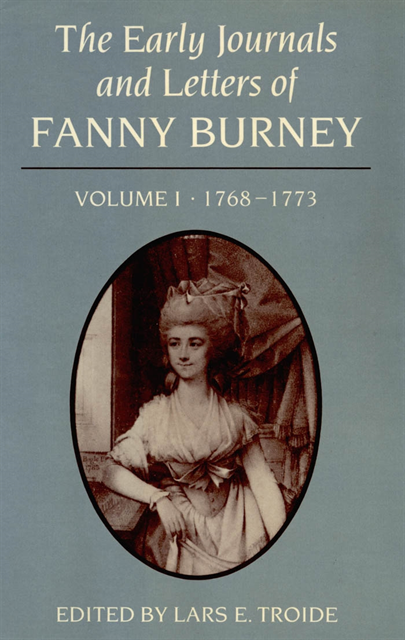 Lars E. Troide - Early Journals and Letters of Fanny Burney, Volume 1, E-bok