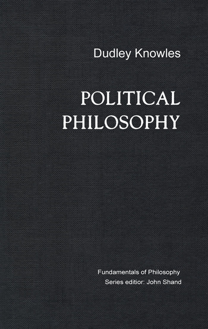 Dudley Knowles - Political Philosophy, E-bok