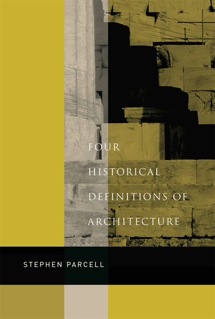 Stephen Parcell - Four Historical Definitions of Architecture, E-bok