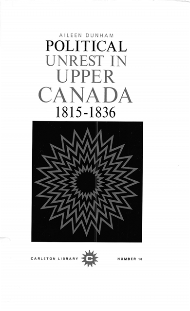 Aileen Dunham - Political Unrest in Upper Canada, 1815-1836, E-bok