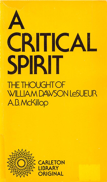 McKillop - Critical Spirit, E-bok