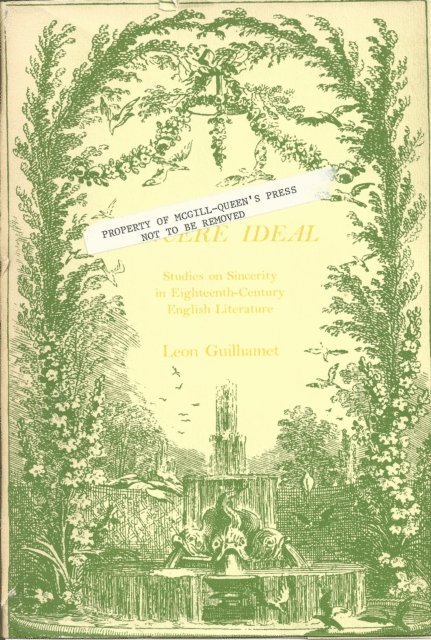 Leon Guilhamet - Sincere Ideal, E-bok