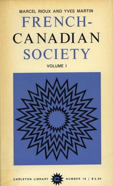 Yves Martin, Marcel Rioux - French Canadian Society, E-bok