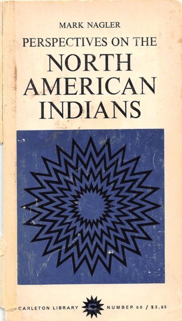 Mark Nagler - Perspectives on the North American Indians, E-bok