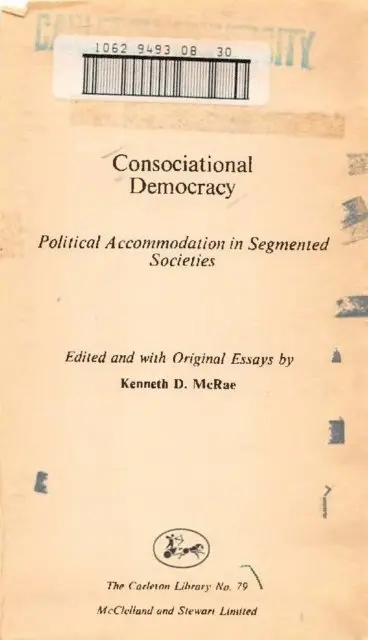 Kenneth D. McRae - Consociational Democracy, E-bok. Tillgänglighet: Lägg i varukorg