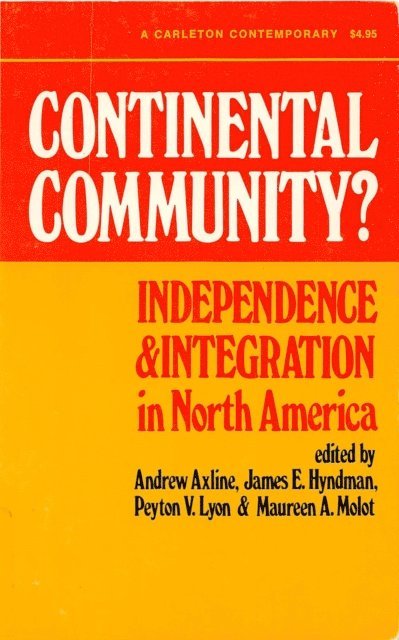 Andrew Axline - Continental Community?, E-bok