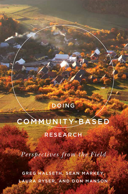 Don Manson, Laura Ryser, Sean Markey, Greg Halseth - Doing Community-Based Research, E-bok