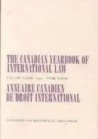 C.B. Bourne - Canadian Yearbook of International Law, Vol. 28, 1990, Inbunden. Tillgänglighet: Tillfälligt slut