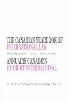 D.M. McRae - Canadian Yearbook of International Law, Vol. 39, 2001, Inbunden. Tillgänglighet: Tillfälligt slut