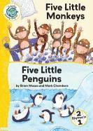 Brian Moses - Five Little Monkeys; Five Little Penguins, Häftad