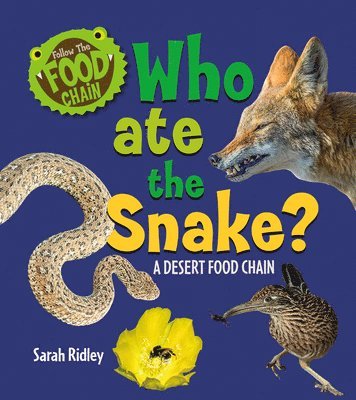 Sarah Ridley - Who Ate the Snake? a Desert Food Chain, Häftad
