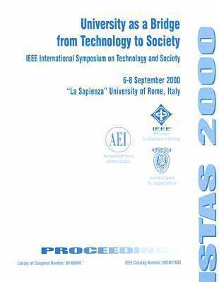 IEEE Social Implications of Technology Society - 2000 International Symposium on Technology and Society, Häftad