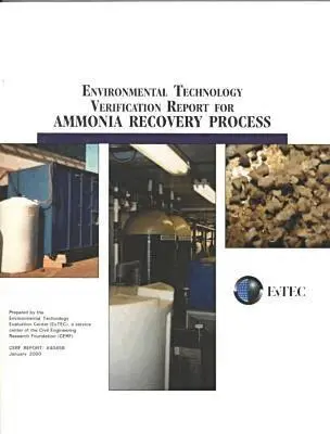 American Society of Civil Engineers - Environmental Technical Verification Report for Ammonia Recovery Process, Häftad. Tillgänglighet: Tillfälligt slut