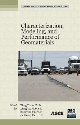 American Society of Civil Engineers - Characterization, Modeling, and Performance of Geomaterials, Häftad. Tillgänglighet: Tillfälligt slut