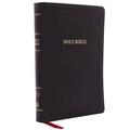 KJV Holy Bible, Giant Print Center-Column Reference Bible, Deluxe Black Leathersoft, Thumb Indexed, 53,000 Cross References,  Red Letter, Comfort Print: King James Version