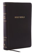 KJV Holy Bible: Personal Size Giant Print with 43,000 Cross References, Black Bonded Leather, Red Letter, Comfort Print: King James Version