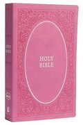 NKJV, Holy Bible, Soft Touch Edition, Leathersoft, Pink, Comfort Print
