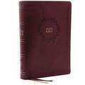 The KJV, Open Bible, Leathersoft, Burgundy, Red Letter, Comfort Print