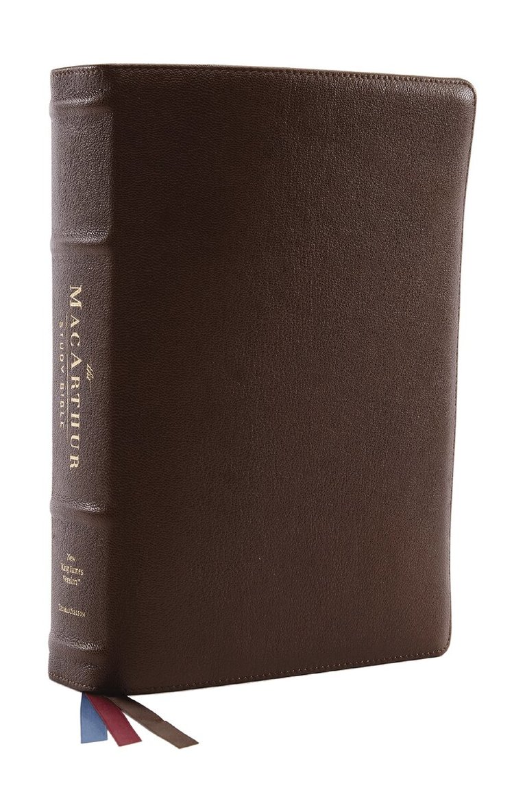 Thomas Nelson, John F. MacArthur - NKJV, MacArthur Study Bible, Brown Premium Goatskin Leather, Premier Collection, Comfort Print, Inbunden. Tillgänglighet: Lägg i varukorg