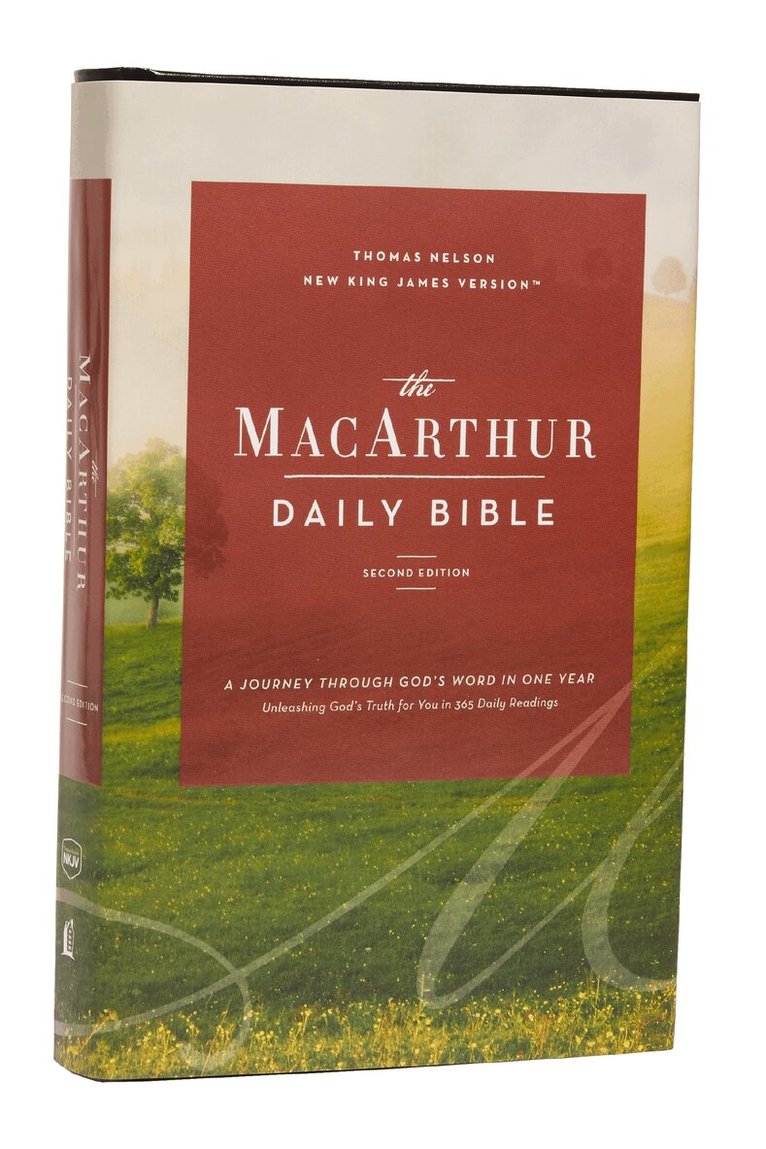 Thomas Nelson, John F. MacArthur - NKJV, MacArthur Daily Bible, 2nd Edition, Hardcover, Comfort Print, Inbunden