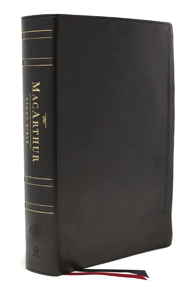 Thomas Nelson, John F. MacArthur - ESV, MacArthur Study Bible, Black Genuine Leather, Thumb Indexed, Inbunden. Tillgänglighet: Lägg i varukorg