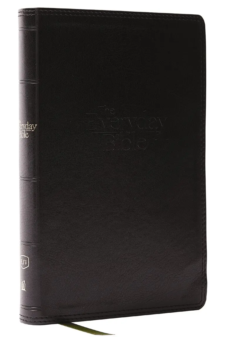 Thomas Nelson - KJV, The Everyday Bible, Black Leathersoft, Red Letter, Comfort Print, Inbunden. Tillgänglighet: Lägg i varukorg