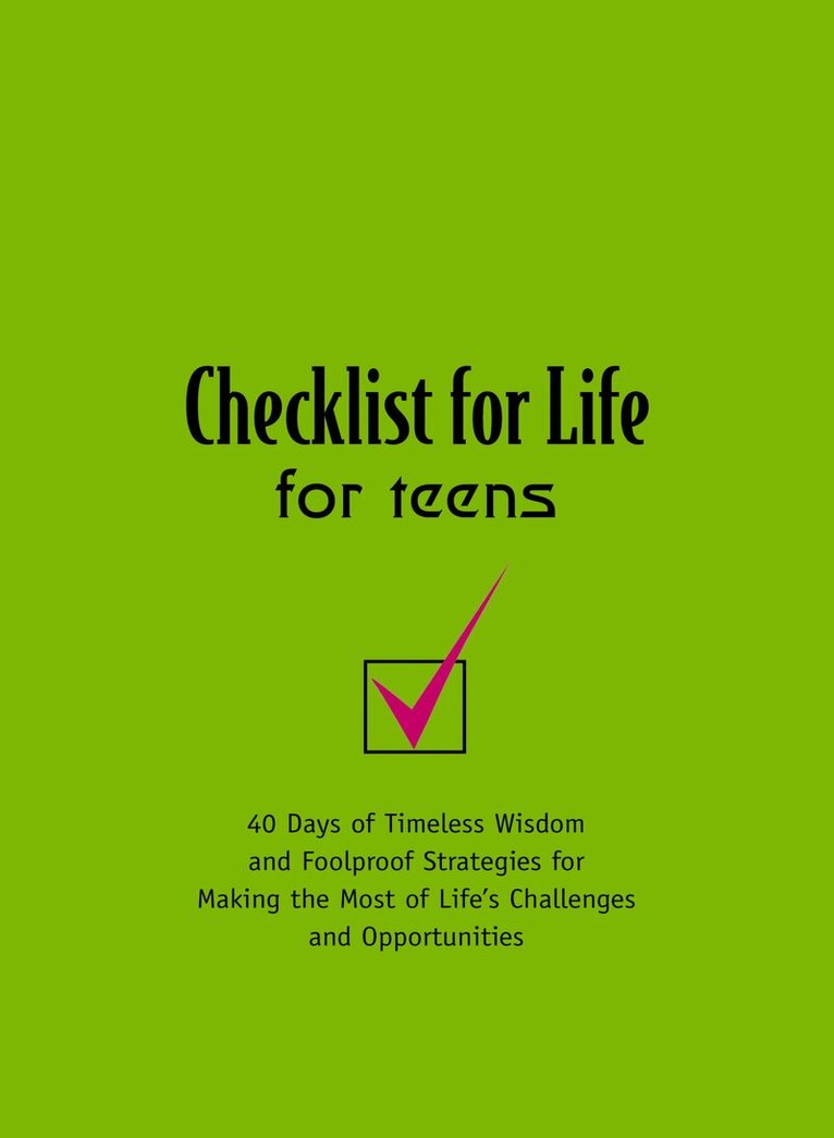 Checklist for Life - Checklist for Life for Teens, Häftad