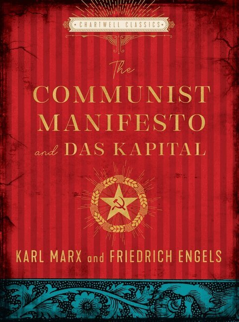 Karl Marx, Friedrich Engels - Communist Manifesto and Das Kapital, Inbunden