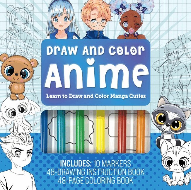 Editors of Chartwell Books - Draw  Color Anime Kit, Övrigt
