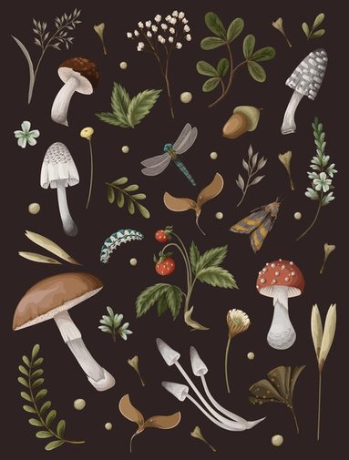 Editors of Chartwell Books - Mushroom Lined Journal, Häftad