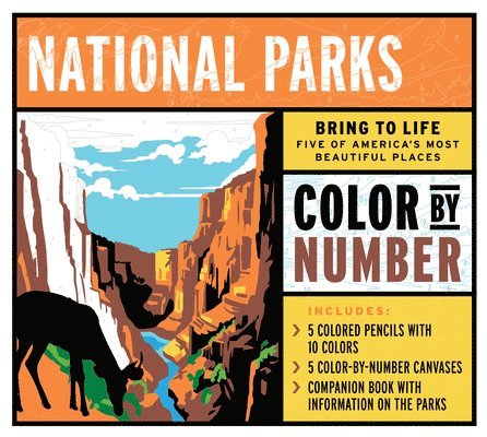 Editors of Chartwell Books - National Parks Color by Number Kit, Övrigt