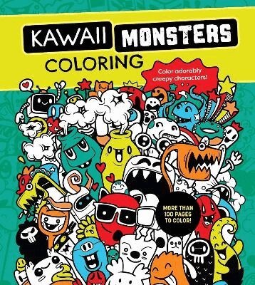 Editors of Chartwell Books - Kawaii Monsters Coloring Book, Häftad