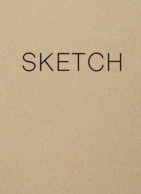 Editors of Chartwell Books - Sketchbook Large Kraft, Häftad