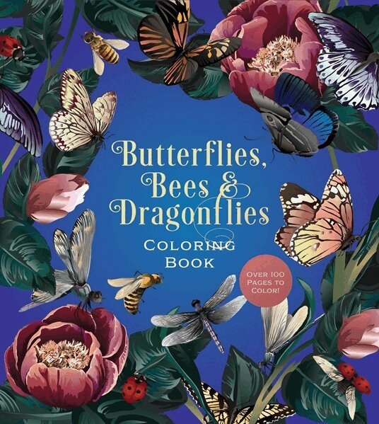 Editors of Chartwell Books - Butterflies, Bees & Dragonflies Coloring Book, Häftad
