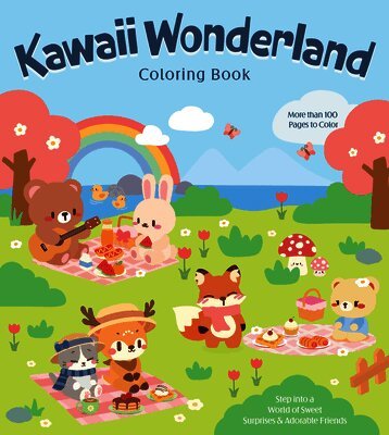 Editors of Chartwell Books - Kawaii Wonderland Coloring Book, Häftad