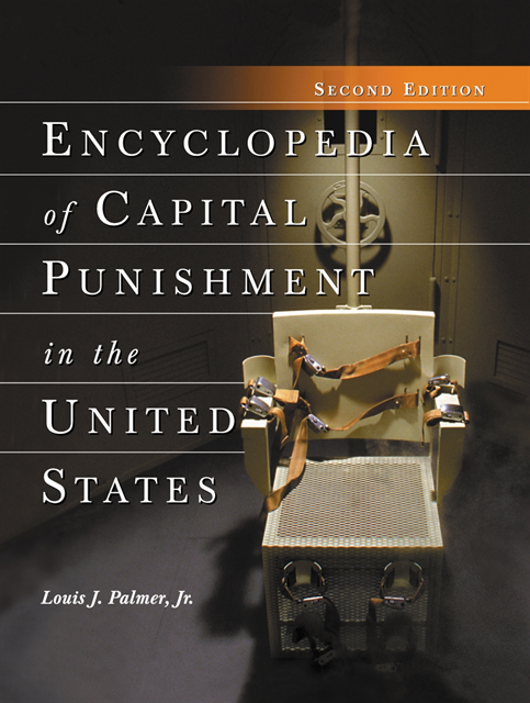 Palmer Louis J. Palmer, Jr. - Encyclopedia of Capital Punishment in the United States, 2d ed., E-bok. Tillgänglighet: Lägg i varukorg