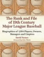 David Nemec - Rank and File of 19th Century Major League Baseball, Häftad. Tillgänglighet: Tillfälligt slut