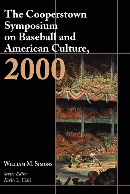 Simons William M. Simons - Cooperstown Symposium on Baseball and American Culture, 2000, E-bok