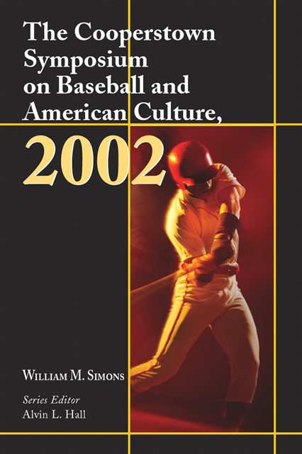 Simons William M. Simons - Cooperstown Symposium on Baseball and American Culture, 2002, E-bok