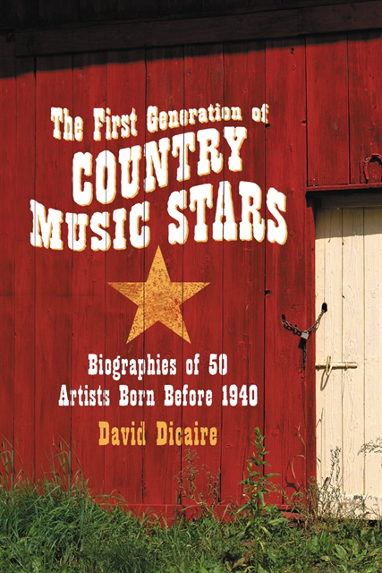 Dicaire David Dicaire - First Generation of Country Music Stars, E-bok. Tillgänglighet: Lägg i varukorg