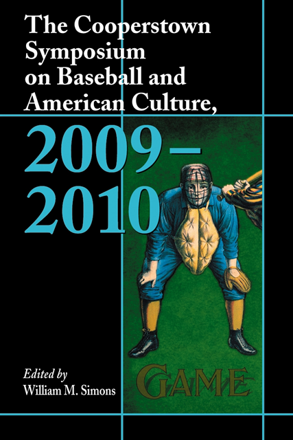 Simons William M. Simons - Cooperstown Symposium on Baseball and American Culture, 2009-2010, E-bok